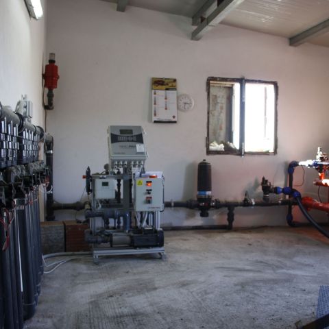 Banco di irrigazione e fertirrigazione; Adrano, Catania, Sicilia