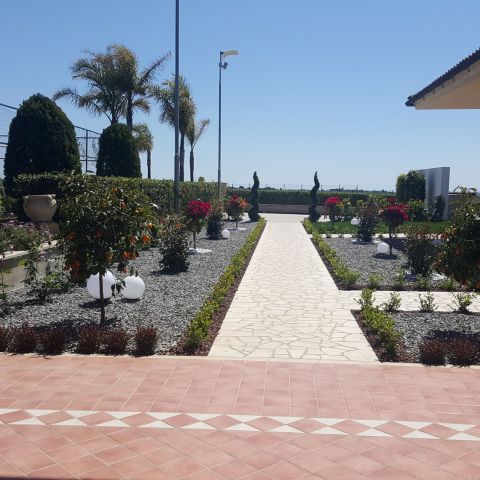 Impianto d&#039;irrigazione a scomparsa per villa residenziale a Marina di marza (Ragusa) sicilia