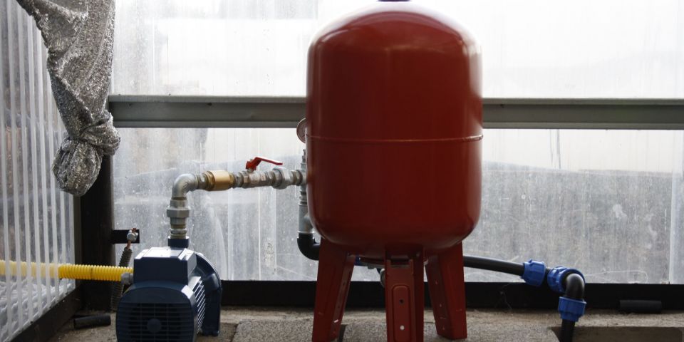 pompa di rilancio con vaso di espansione