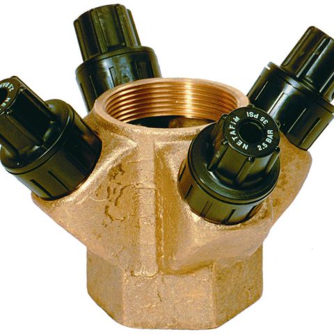 Pressure regulators, non leakage, air-release and flush valves