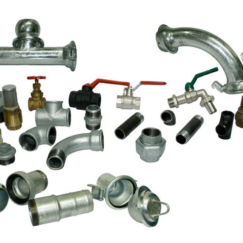 Iron fittings - zinc coated